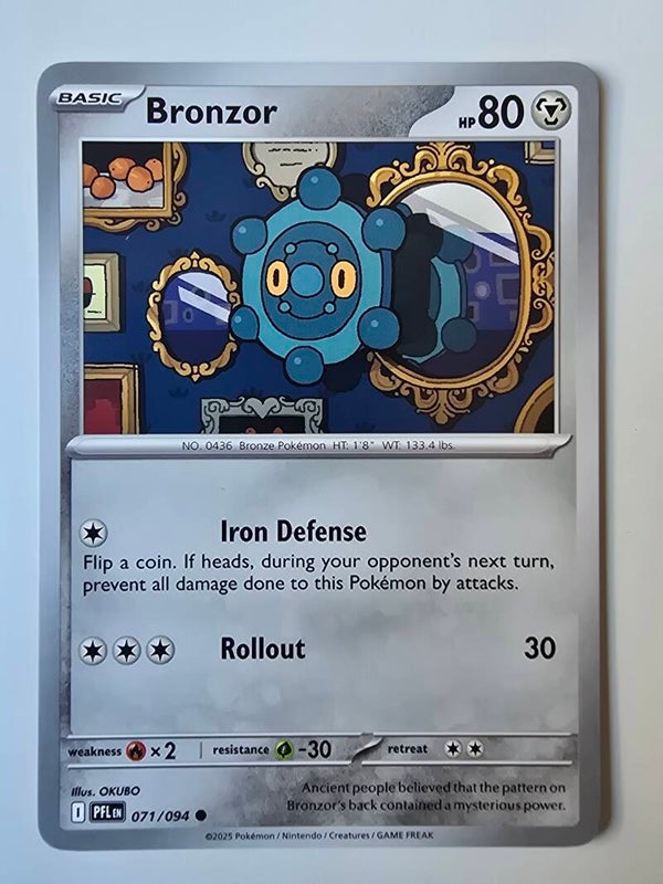 BRONZOR (PHANTASMAL FLAMES 071/094) (POKÉMON) (TRADING CARD)