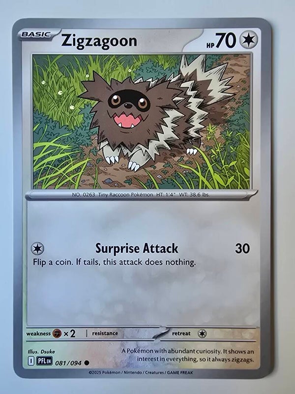 ZIGZAGOON (PHANTASMAL FLAMES 081/094) (POKÉMON) (TRADING CARD)