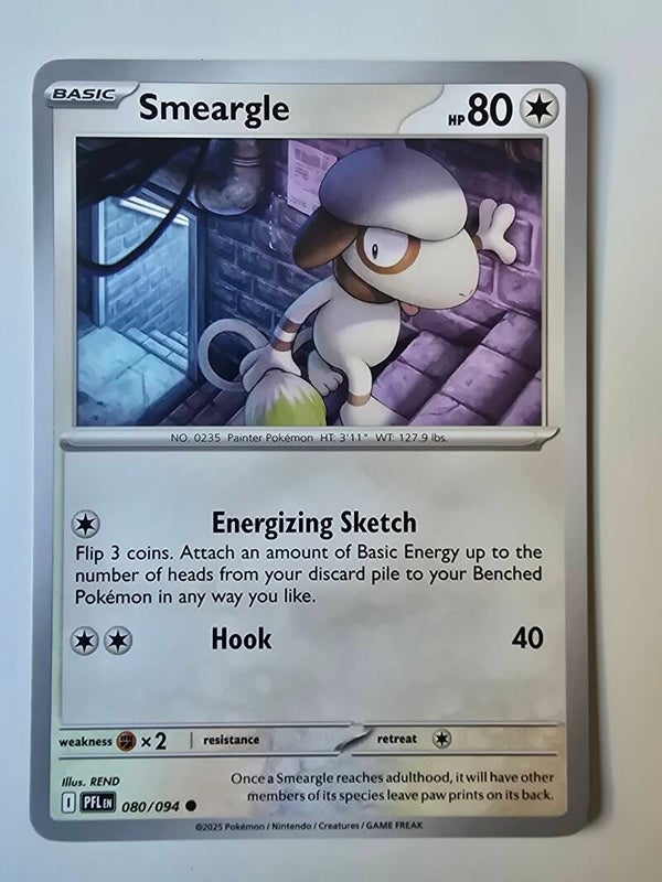 SMEARGLE (PHANTASMAL FLAMES 080/094) (POKÉMON) (TRADING CARD)