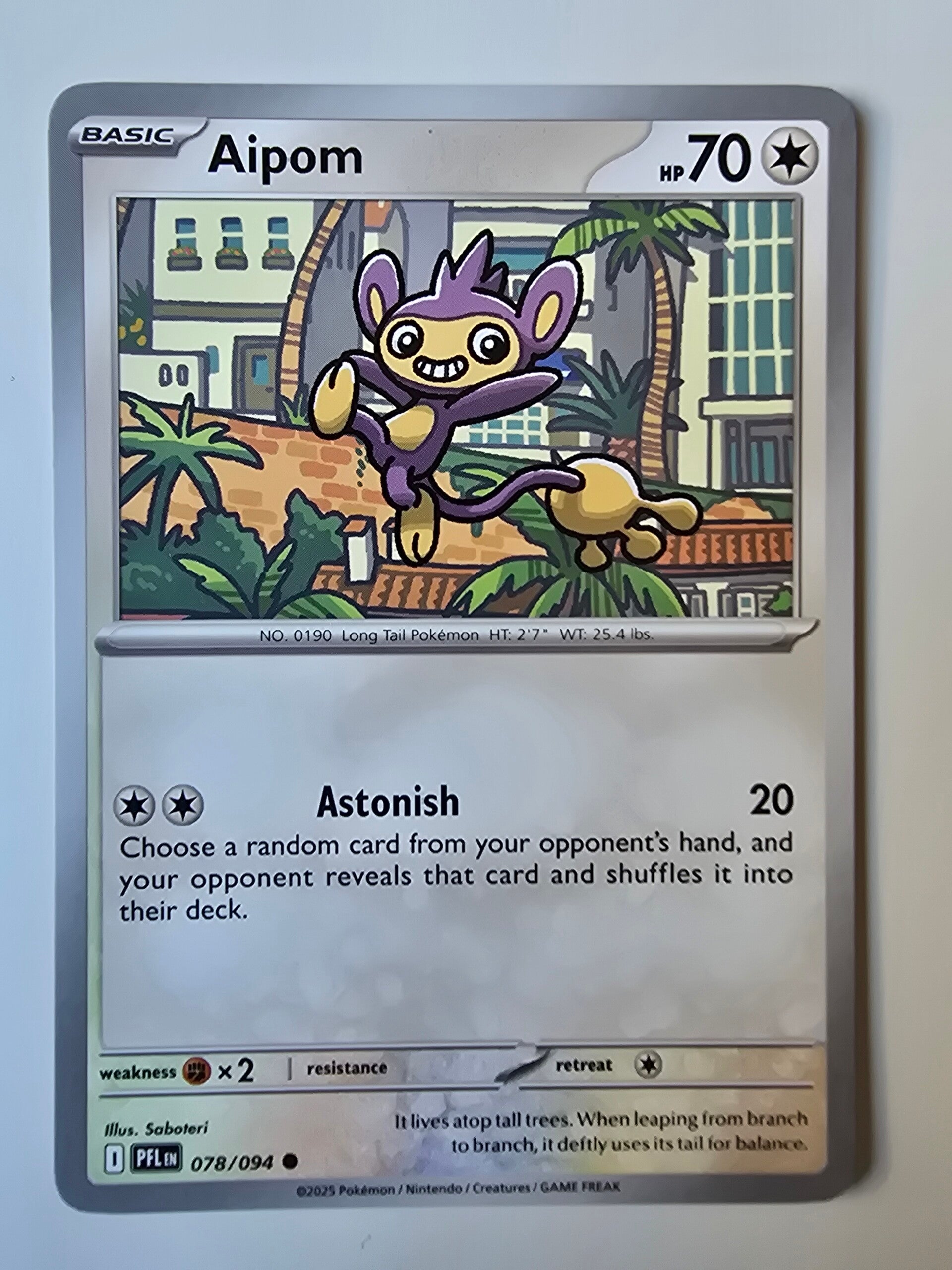 AIPOM (PHANTASMAL FLAMES 078/094) (TRADING CARD)