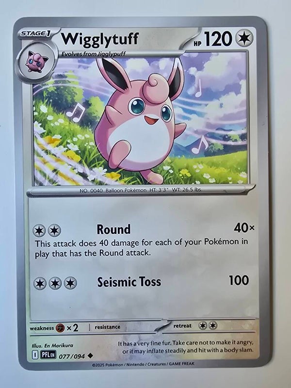 WIGGLYTUFF (PHANTASMAL FLAMES 077/094) (POKÉMON) (TRADING CARD)