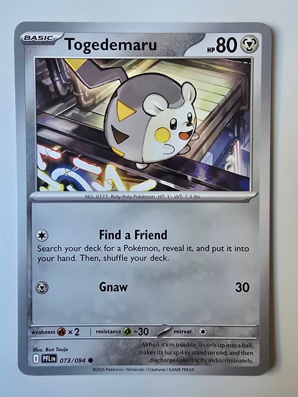 TOGEDEMARU (PHANTASMAL FLAMES 073/094) (POKÉMON) (TRADING CARD)