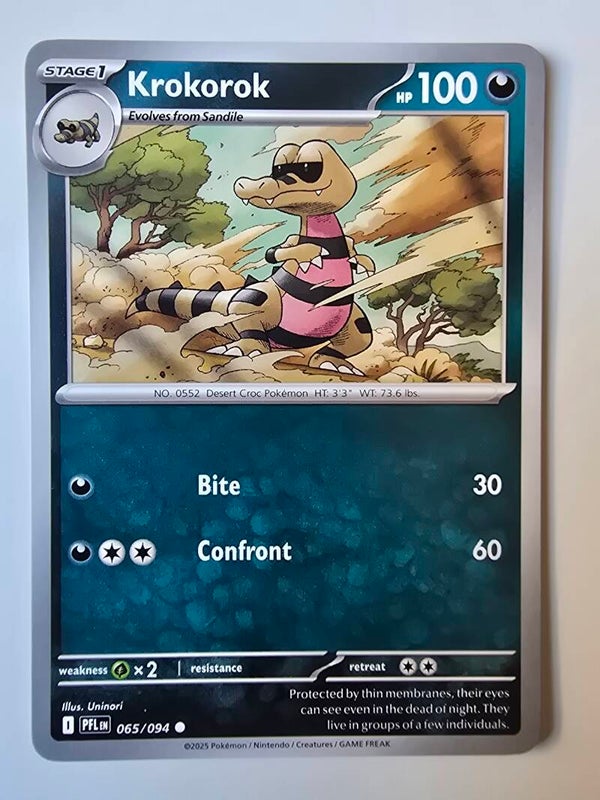 KROKOROK (PHANTASMAL FLAMES 065/094) (POKÉMON) (TRADING CARD)