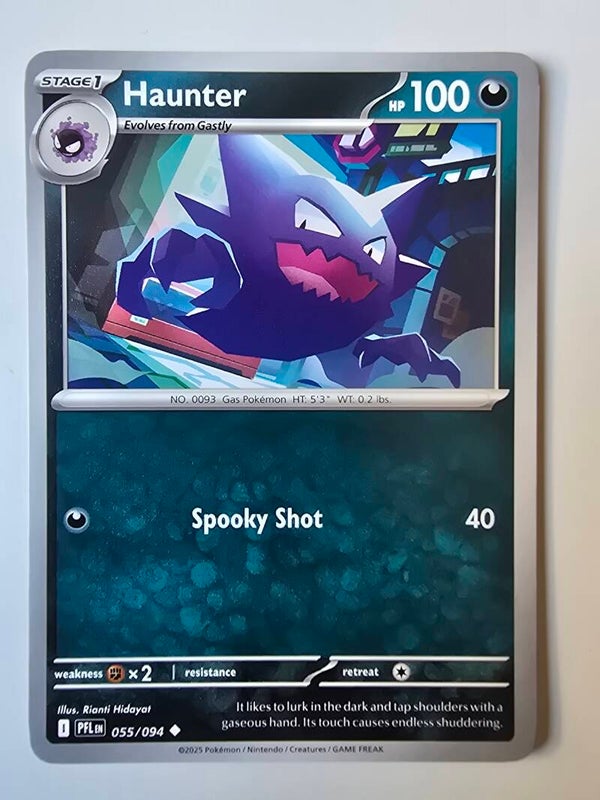 HAUNTER (PHANTASMAL FLAMES 055/094) (POKÉMON) (TRADING CARD)