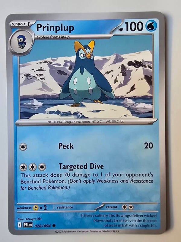 PRINPLUP (PHANTASMAL FLAMES 028/094) (POKÉMON) (TRADING CARD)