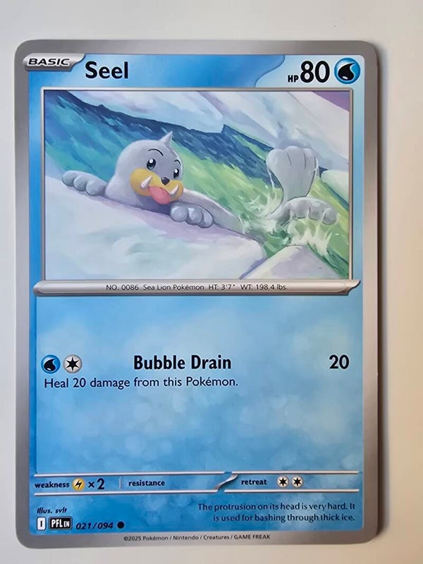 SEEL (PHANTASMAL FLAMES 021/094) (POKÉMON) (TRADING CARD)