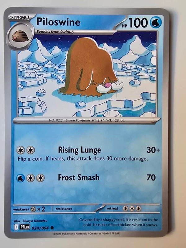 PILOSWINE (PHANTASMAL FLAMES 024/094) (POKÉMON) (TRADING CARD)