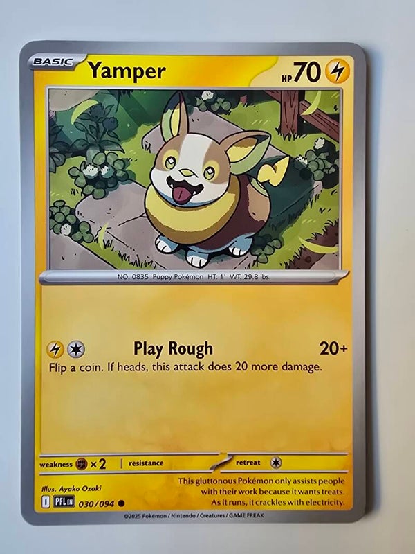 YAMPER (PHANTASMAL FLAMES 030/094) (POKÉMON) (TRADING CARD)