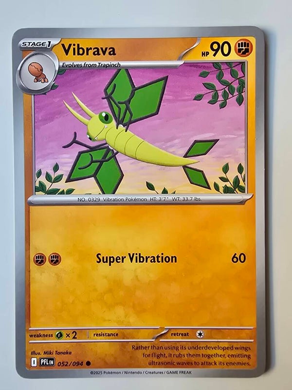VIBRAVA (PHANTASMAL FLAMES 052/094) (POKÉMON) (TRADING CARD)