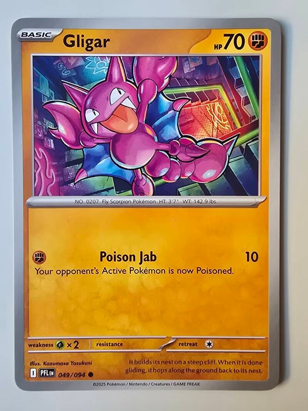 GLIGAR (PHANTASMAL FLAMES 049/094) (POKÉMON) (TRADING CARD)