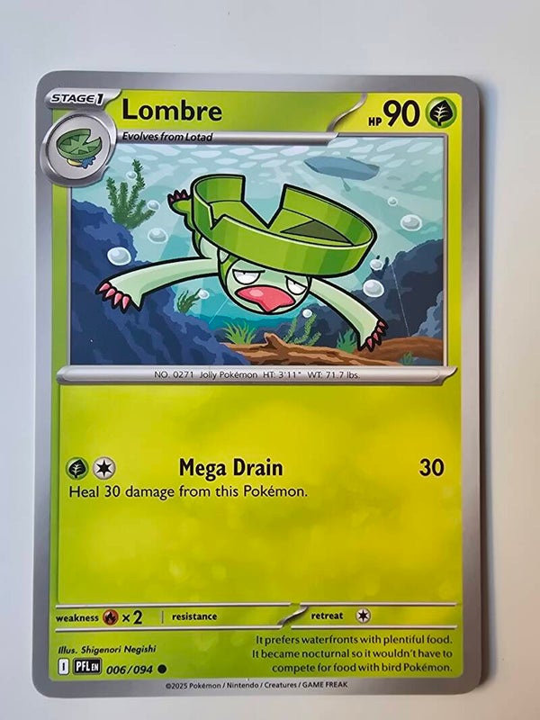LOMBRE (PHANTASMAL FLAMES 006/094) (POKÉMON) (TRADING CARD)