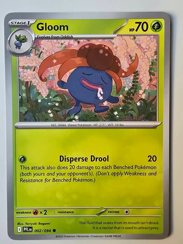 GLOOM (PHANTASMAL FLAMES 002/094) (POKÉMON) (TRADING CARD)