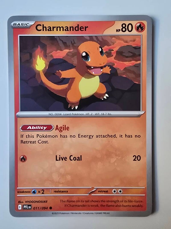 CHARMANDER (PHANTASMAL FLAMES 011/094) (POKÉMON) (TRADING CARD)