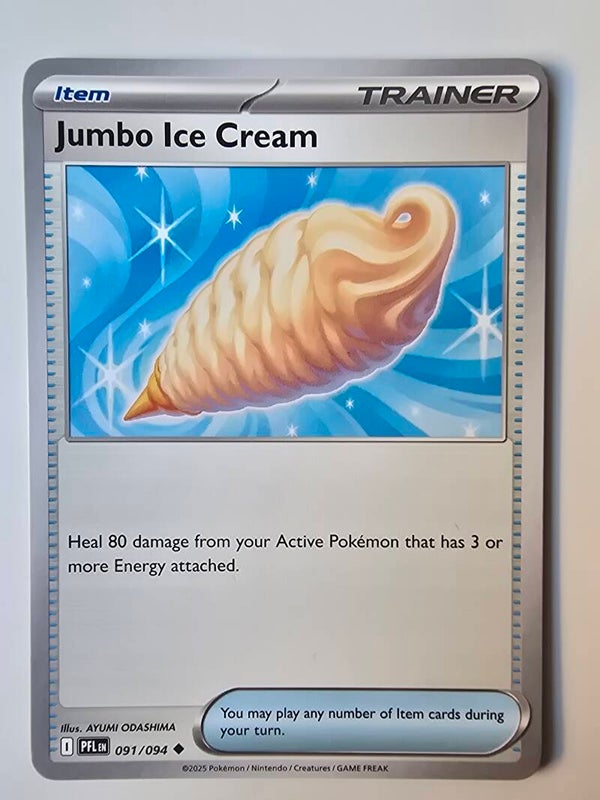 JUMBO ICE CREAM (PHANTASMAL FLAMES 091/094) (POKÉMON) (TRADING CARD)