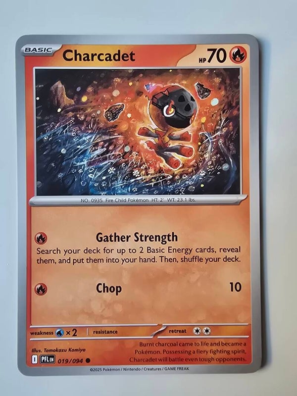 CHARCADET (PHANTASMAL FLAMES 019/094) (POKÉMON) (TRADING CARD)