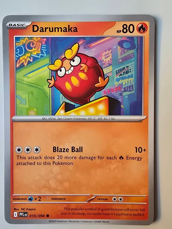 DARUMAKA (PHANTASMAL FLAMES 015/094) (POKÉMON) (TRADING CARD)