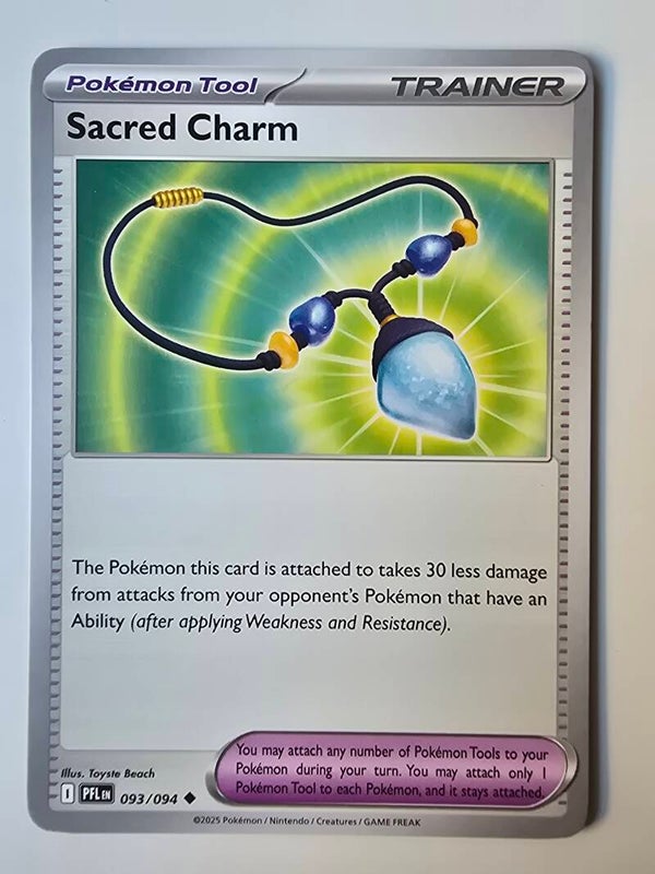 SACRED CHARM (PHANTASMAL FLAMES 093/094) (POKÉMON) (TRADING CARD)
