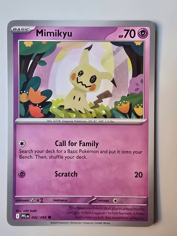 MIMIKYU (PHANTASMAL FLAMES 042/094) (POKÉMON) (TRADING CARD)