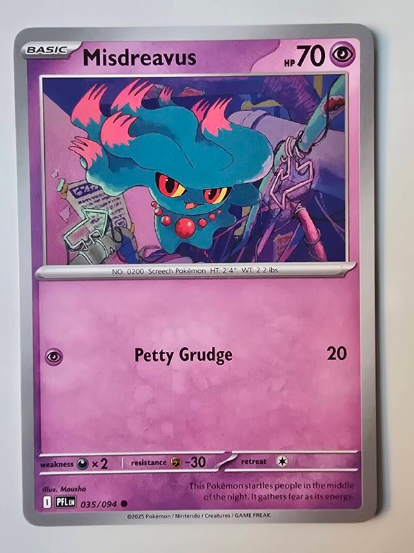 MISDREAVUS (PHANTASMAL FLAMES 035/094) (POKÉMON) (TRADING CARD)