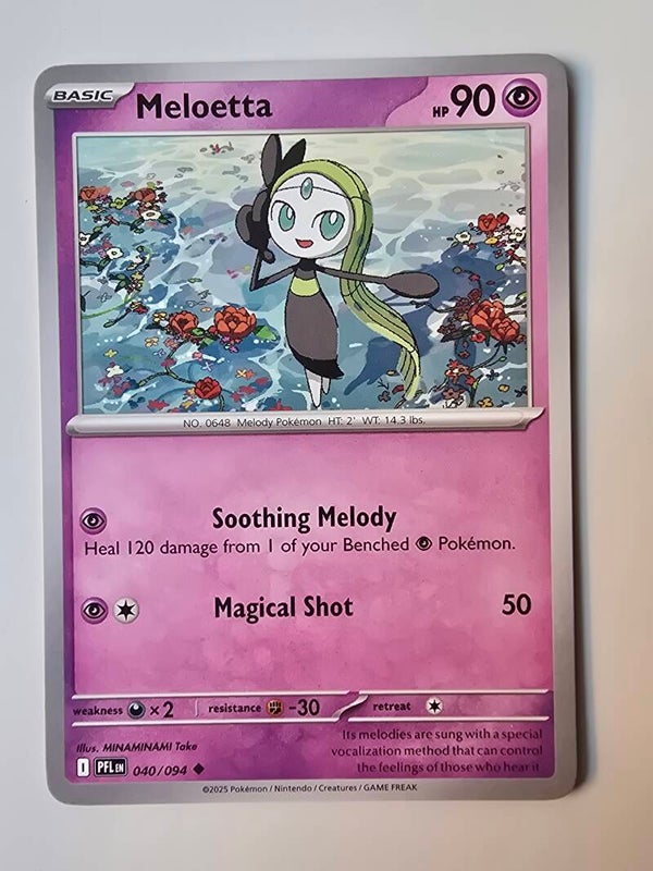 MELOETTA (PHANTASMAL FLAMES 040/094) (POKÉMON) (TRADING CARD)