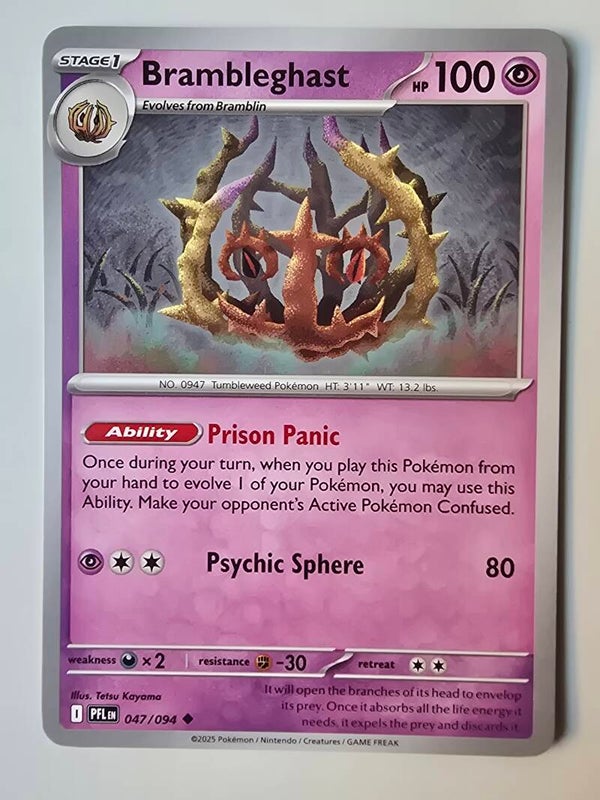 BRAMBLEGHAST (PHANTASMAL FLAMES 047/094) (POKÉMON) (TRADING CARD)