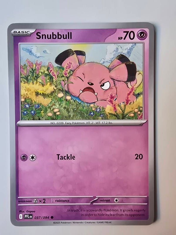 SNUBBULL (PHANTASMAL FLAMES 037/094) (POKÉMON) (TRADING CARD)