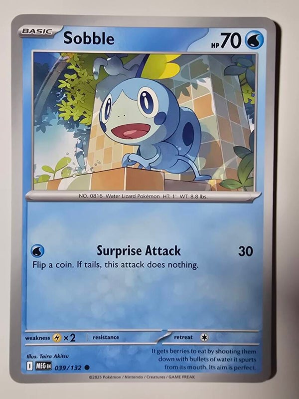 SOBBLE (MEGA EVOLUTION 039/132) (POKÉMON) (TRADING CARD)