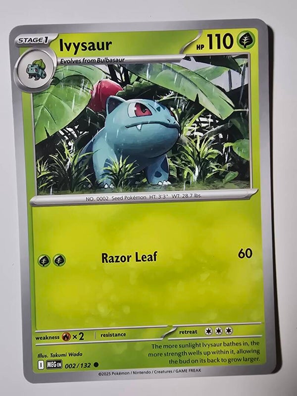 IVYSAUR (MEGA EVOLUTION 002/132) (POKÉMON) (TRADING CARD)