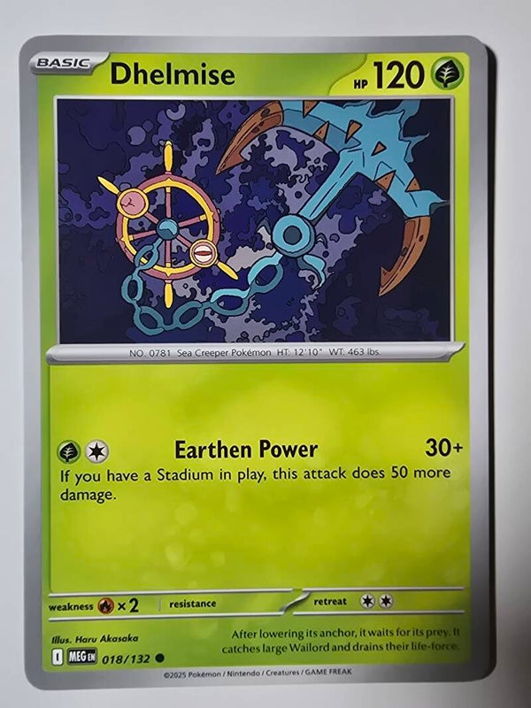 DHELMISE (MEGA EVOLUTION 018/132) (POKÉMON) (TRADING CARD)