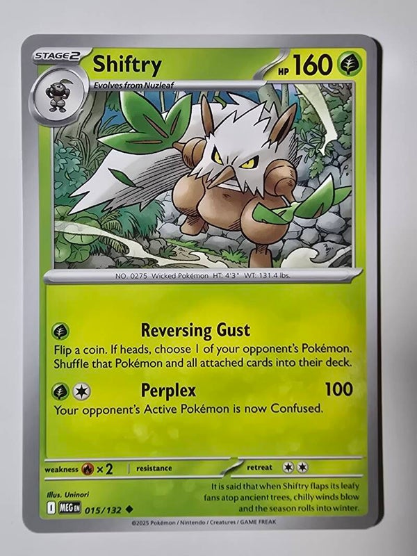 SHIFTRY (MEGA EVOLUTION 015/132) (POKÉMON) (TRADING CARD)