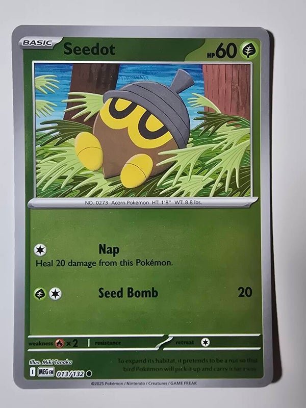 SEEDOT (MEGA EVOLUTION 013/132) (REVERSE HOLO) (POKÉMON) (TRADING CARD)