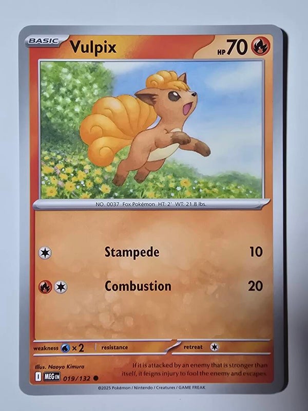 VULPIX (MEGA EVOLUTION 019/132) (POKÉMON) (TRADING CARD)