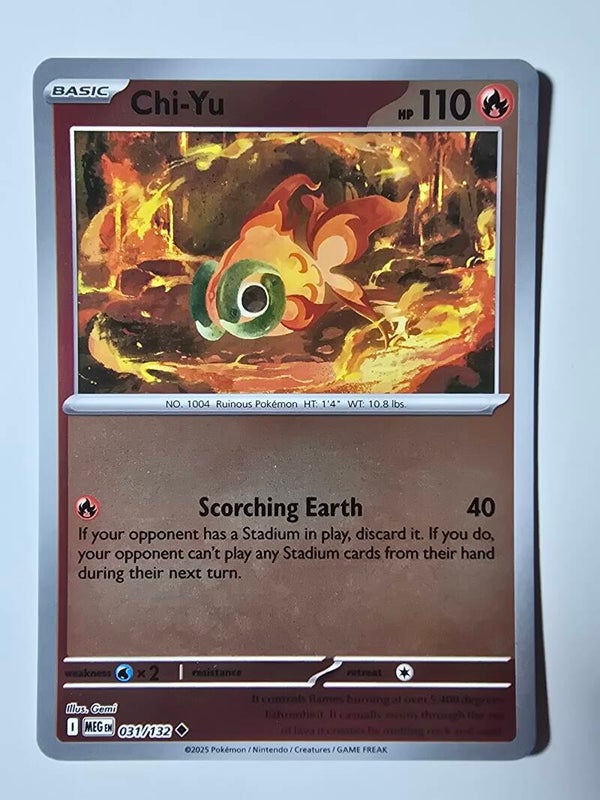 CHI-YU (MEGA EVOLUTION 031/132) (REVERSE HOLO) (POKÉMON) (TRADING CARD)
