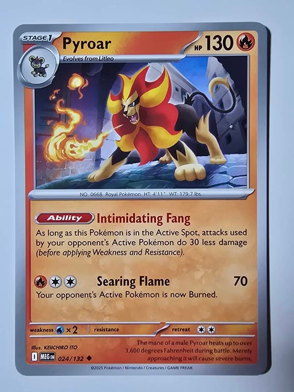 PYROAR (MEGA EVOLUTION 024/132) (POKÉMON) (TRADING CARD)