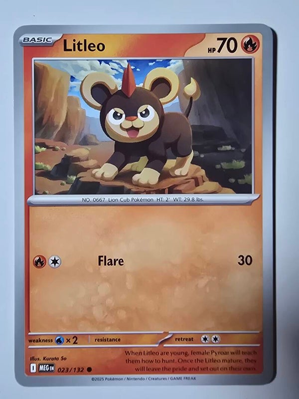 LITLEO (MEGA EVOLUTION 023/132) (POKÉMON) (TRADING CARD)