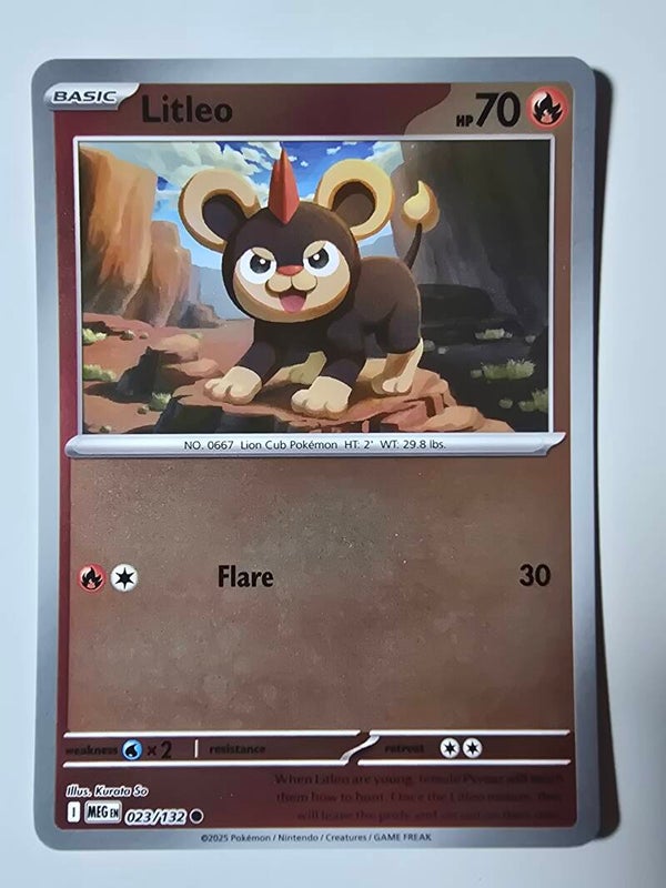LITLEO (MEGA EVOLUTION 023/132) (REVERSE HOLO) (POKÉMON) (TRADING CARD)