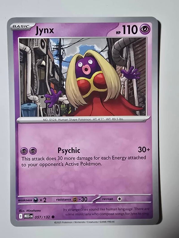 JYNX (MEGA EVOLUTION 057/132) (POKÉMON) (TRADING CARD)