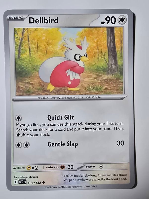 DELIBIRD (MEGA EVOLUTION 105/132) (POKÉMON) (TRADING CARD)