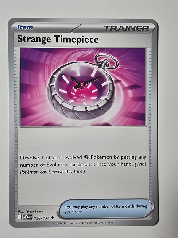 STRANGE TIMEPIECE (MEGA EVOLUTION 128/132) (POKÉMON) (TRADING CARD)