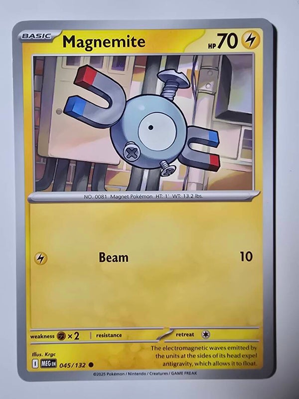 MAGNEMITE (MEGA EVOLUTION 045/132) (POKÉMON) (TRADING CARD)