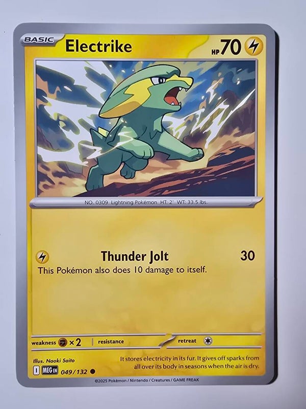 ELECTRIKE (MEGA EVOLUTION 049/132) (POKÉMON) (TRADING CARD)