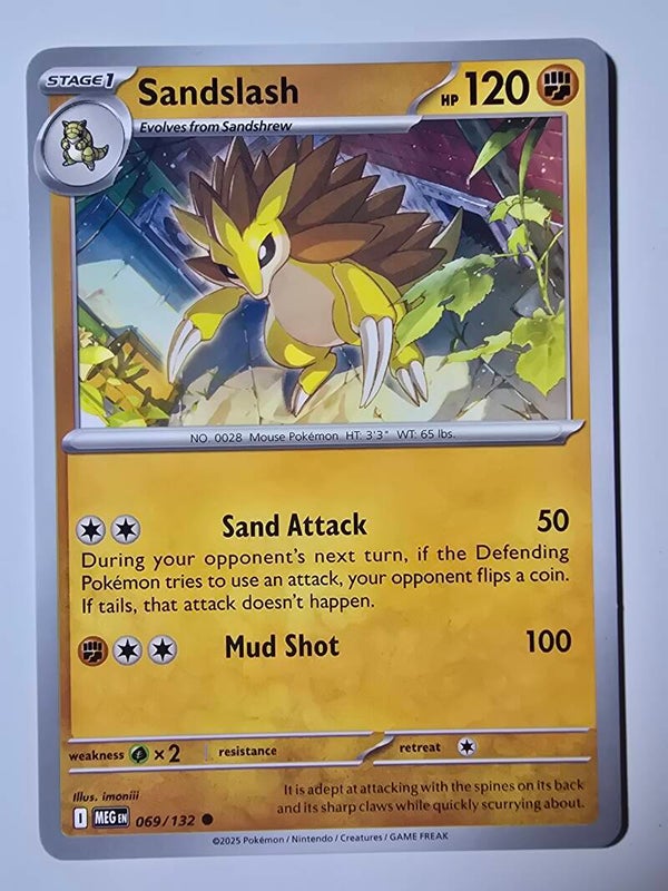 SANDSLASH (MEGA EVOLUTION 069/132) (POKÉMON) (TRADING CARD)