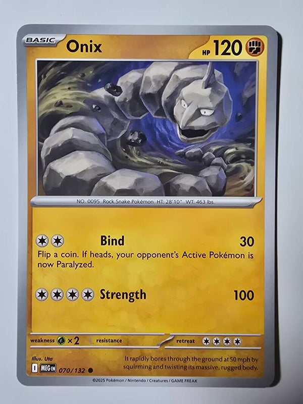 ONIX (MEGA EVOLUTION 070/132) (POKÉMON) (TRADING CARD)