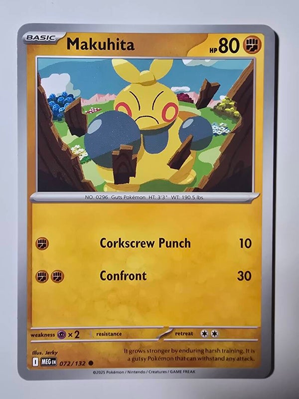 MAKUHITA (MEGA EVOLUTION 072/132) (POKÉMON) (TRADING CARD)