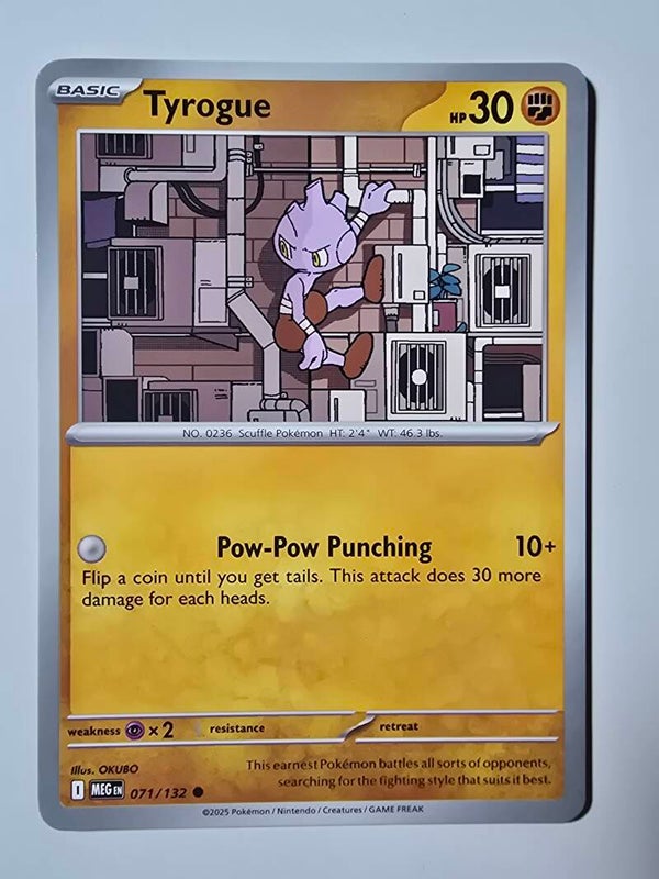 TYROGUE (MEGA EVOLUTION 071/132) (POKÉMON) (TRADING CARD)