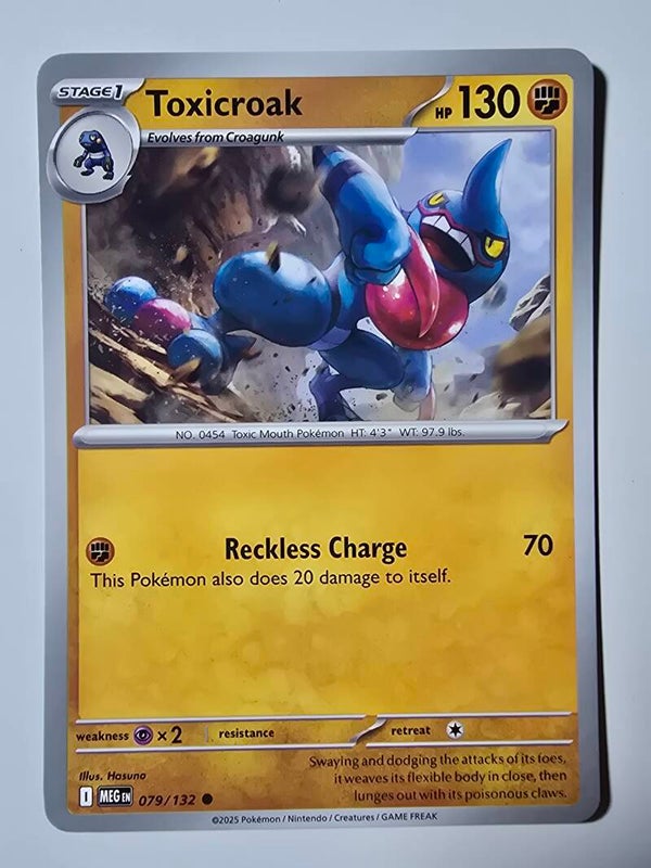 TOXICROAK (MEGA EVOLUTION 079/132) (POKÉMON) (TRADING CARD)