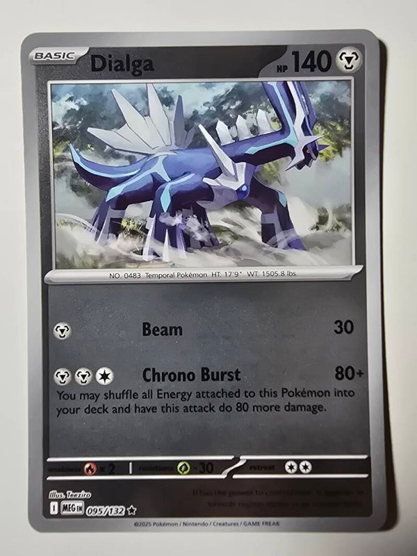 DIALGA (MEGA EVOLUTION 095/132) (REVERSE HOLO) (POKÉMON) (TRADING CARD)