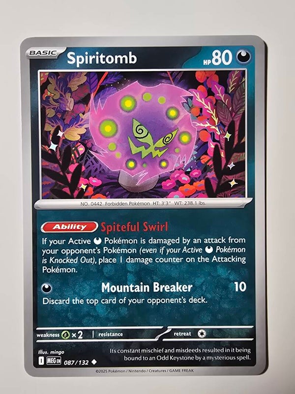 SPIRITOMB (MEGA EVOLUTION 087/132) (POKÉMON) (TRADING CARD)