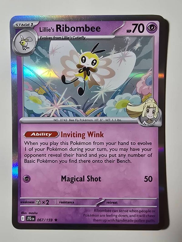 LILLIE'S RIBOMBEE (JOURNEY TOGETHER 067/159) (HOLO) (POKÉMON) (TRADING CARD)