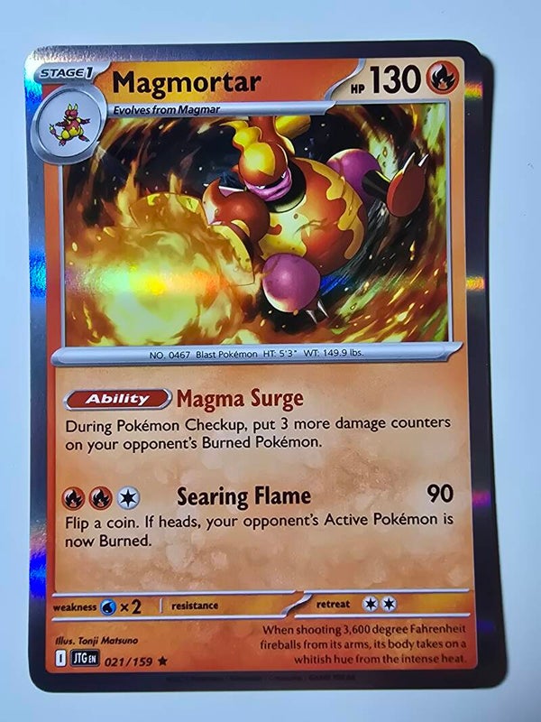 MAGMORTAR (JOURNEY TOGETHER 021/159) (HOLO) (POKÉMON) (TRADING CARD)